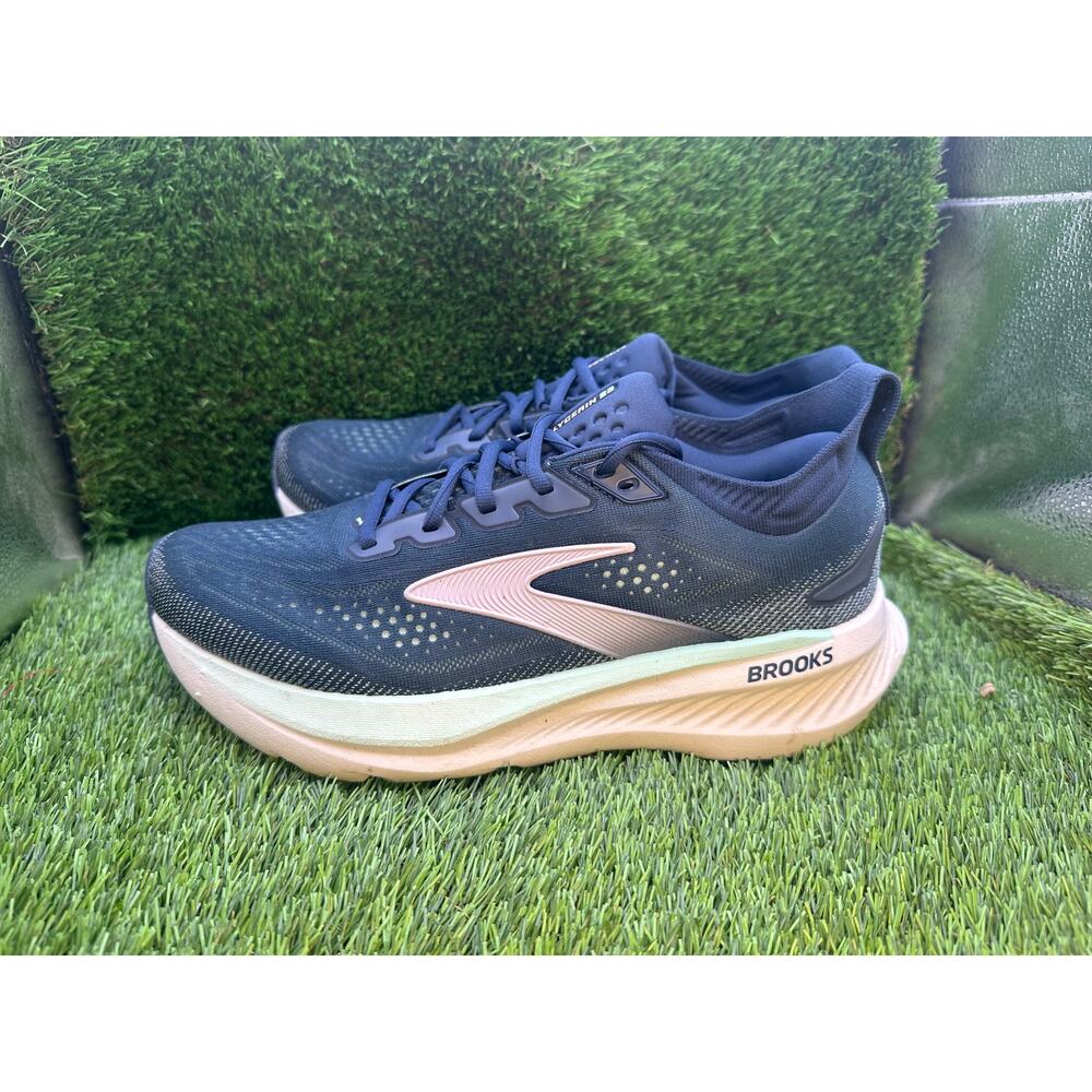 Brooks Glycerin 23 1204651D453 Athletic Sneaker Women's 10.5D Blue Knit Running - Picture 3 of 15